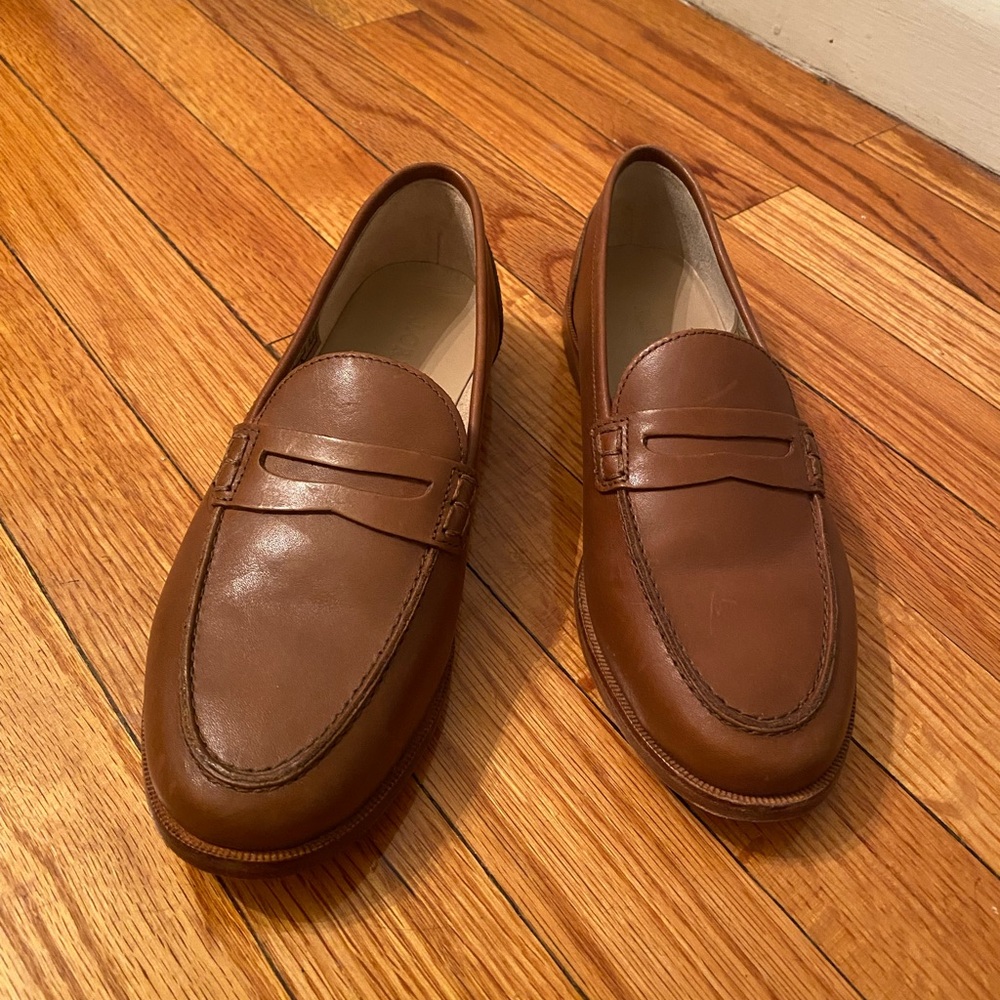 NWOT J. Crew Classic Leather Tab Loafers